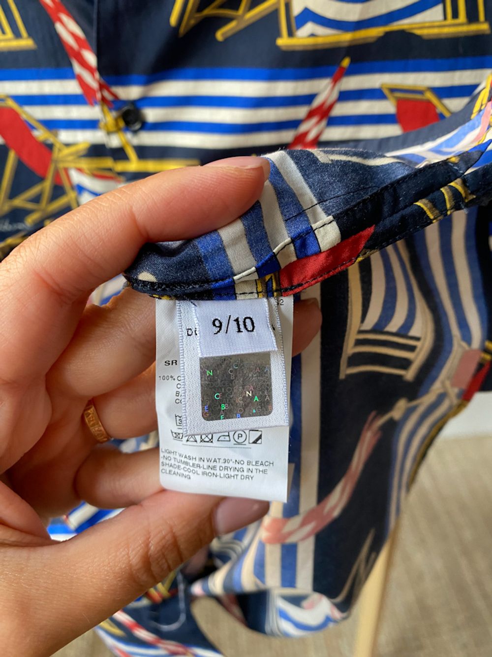 Новая хлопковая рубашка Dolce&Gabbana, 140