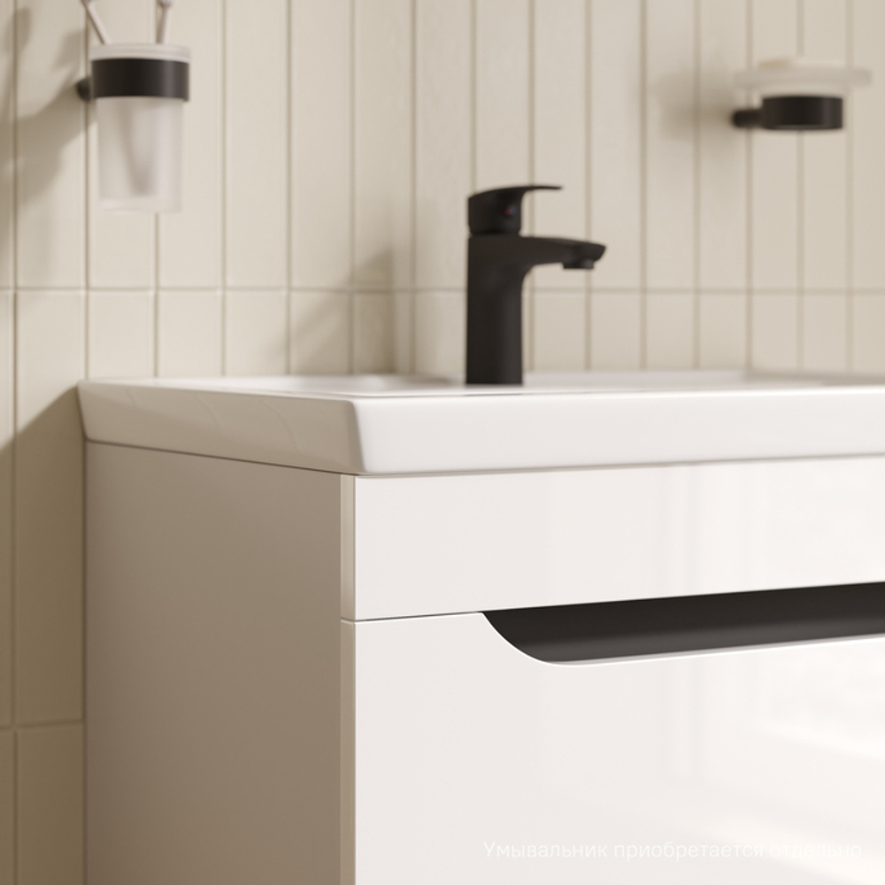 Тумба подвесная IDDIS Ray, 60 см, белый, RAY60W0i95