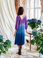 Платье ГРАДИЕНТ короткое (гортензия)