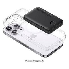 Внешний аккумулятор Anker 322 MagGo Power Bank Magnetic And Slim With Foldable Stand 5000 мАч (A1618H11) черный