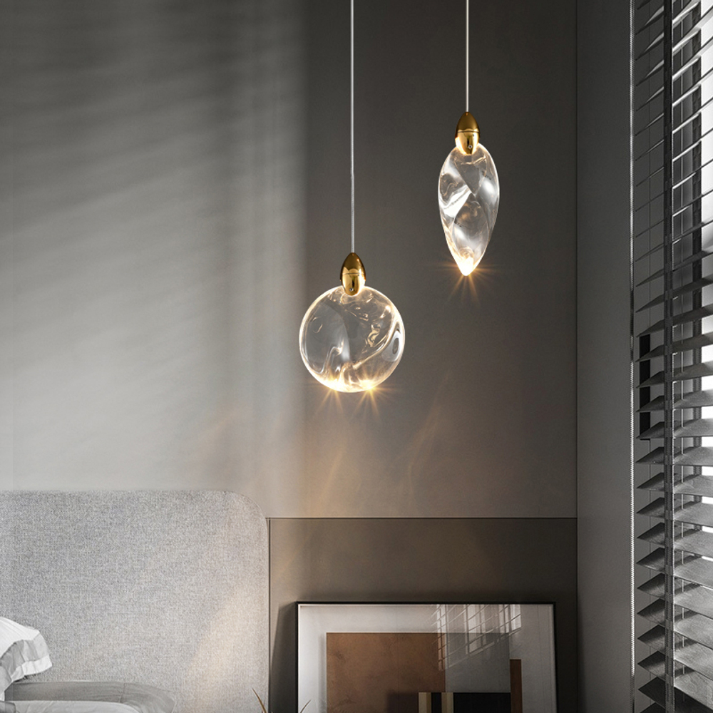 Подвесной светильник MT9176-2H titanium gold