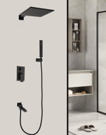 34095-C Смеситель встраиваемый для душа с 3-функ. (ЧЕРНЫЙ) HansenPRO (5/1шт)