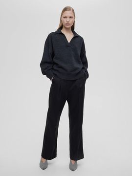 AIM  свободного кроя, антрацит. 50% шерсть мериноса.