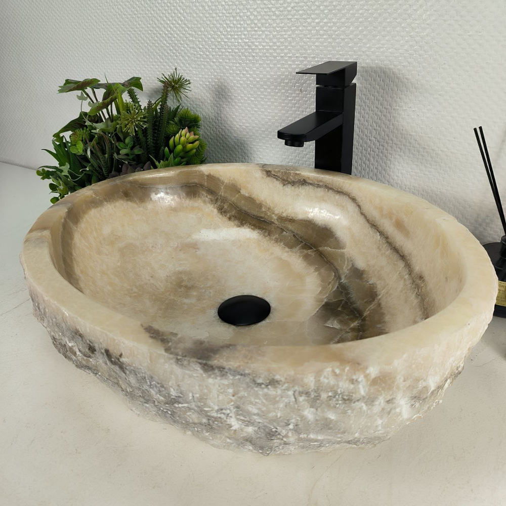 Раковина из оникса Erozy Grey EO-64617 53*43*16 0159