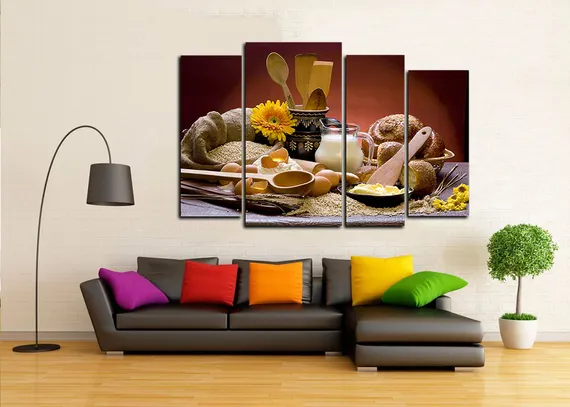 Модульная картина "Ароматная выпечка"