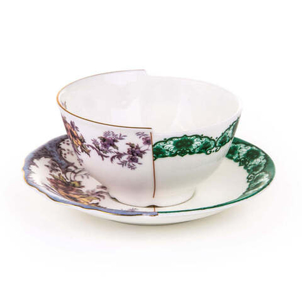 Чайная чашка с блюдцем Seletti Hybrid Isidora