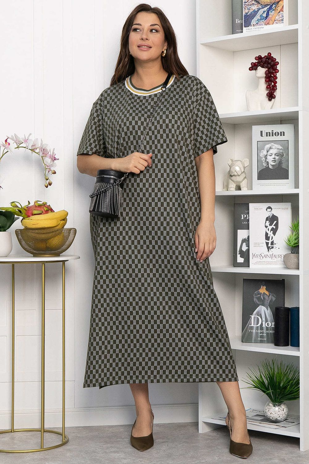 Платье Ривьера (хаки) П13867-1М LT Collection