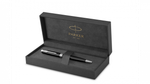 Шариковая ручка Parker Sonnet 1931502, Lacquer Deep Black CT, стержень: M, цвет чернил: black , в подарочной упаковке