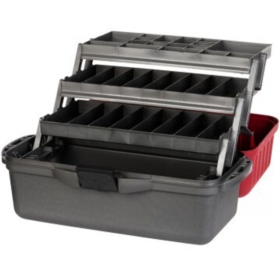 Ящик рыболова Helios трехполочный красный