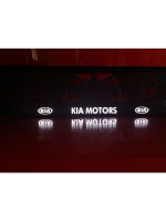 Рамка для номера с подсветкой. Kia Motors.