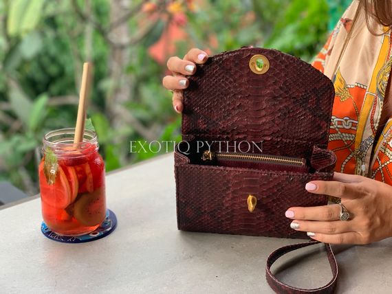 Сумка из кожи питона BG-462