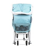 Санки-коляска Ника НД7-5К/МТ мятный с шишкой (серый каркас)