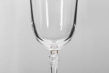 Набор из 6-ти хрустальных бокалов для шампанского Золото LR-036, 150 мл, прозрачный/золотистый