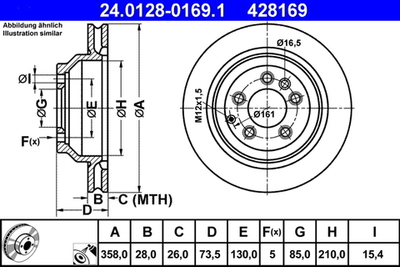 ATE - 24012801691-ATE - Brake Disc