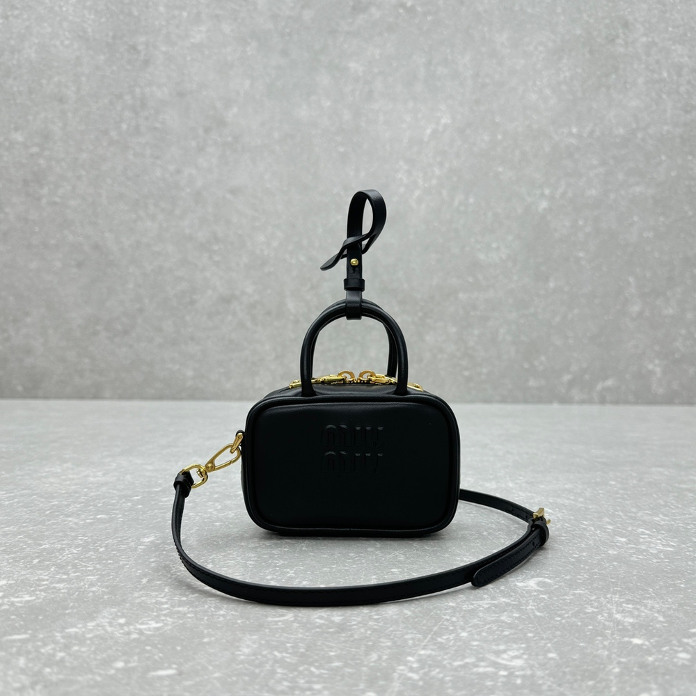 Miu Miu Leather Micro Bag 11 cm