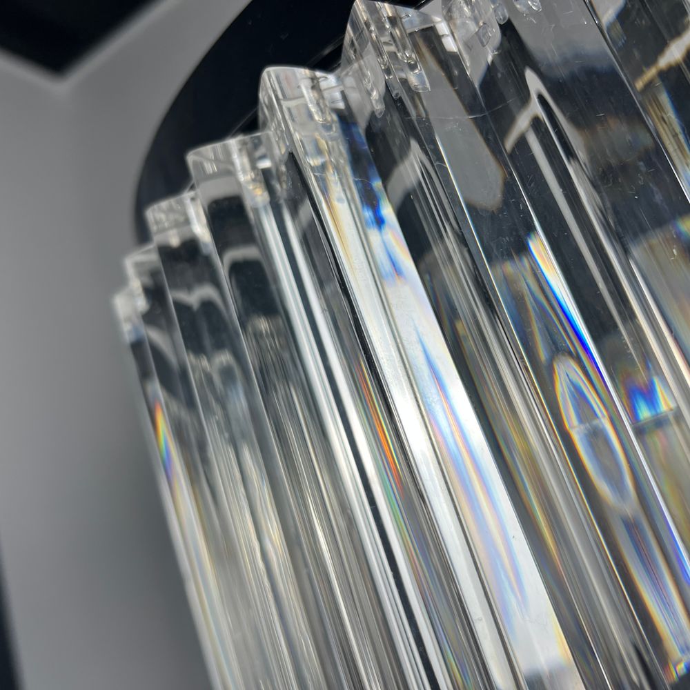 Подвесная Люстра Rh 1920S Odeon Clear Glass Black 180 By Imperiumloft