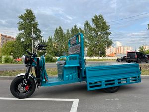 Грузовой электрический трицикл IKINGI CARGO PRO Q05 2000W (60V/45Ah) - Бирюзовый фото №7