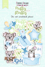 Набор высечек коллекция Puffy Fluffy Boy 52 шт