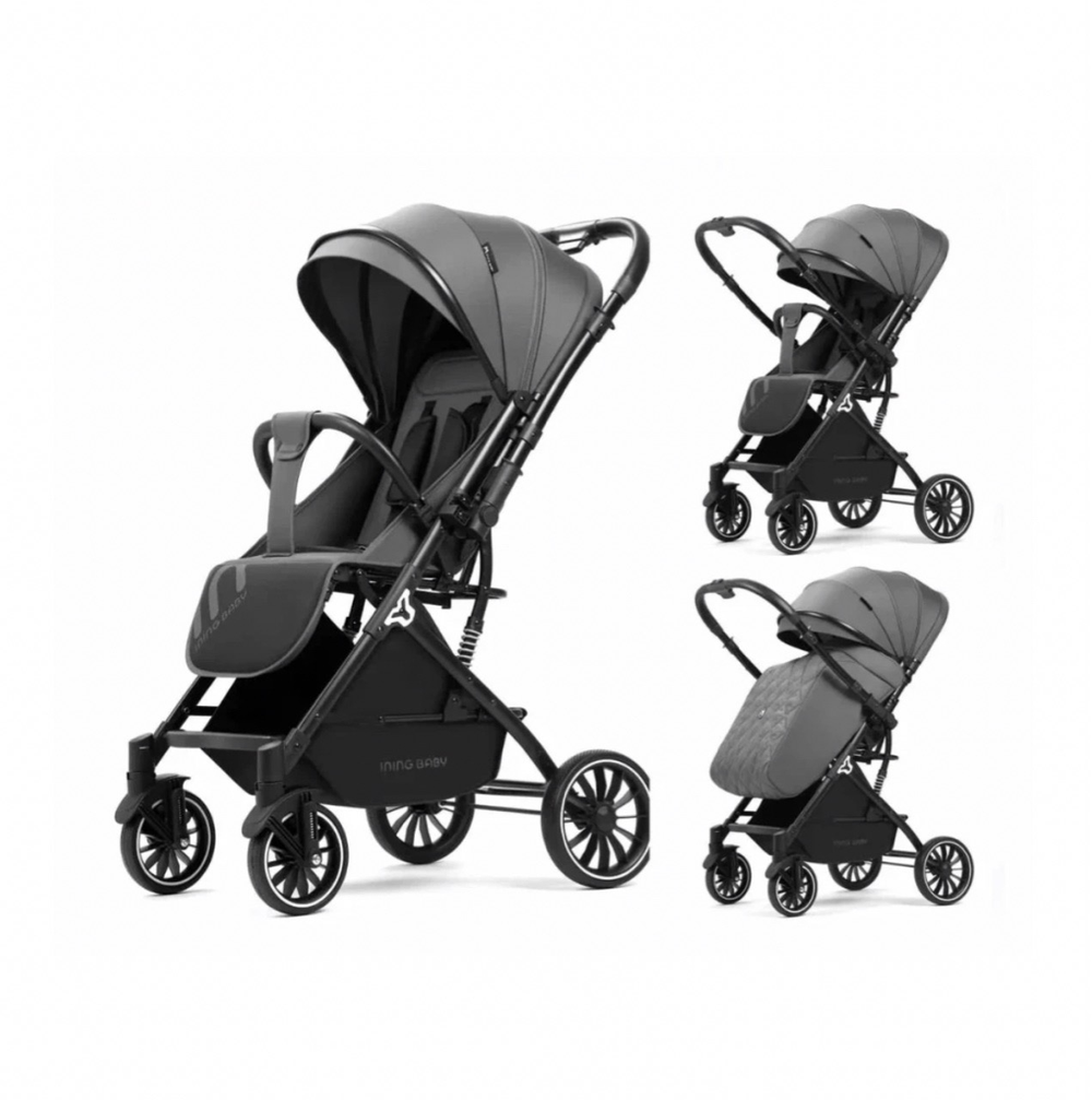 Коляска прогулочная Ining Baby K313 Grey