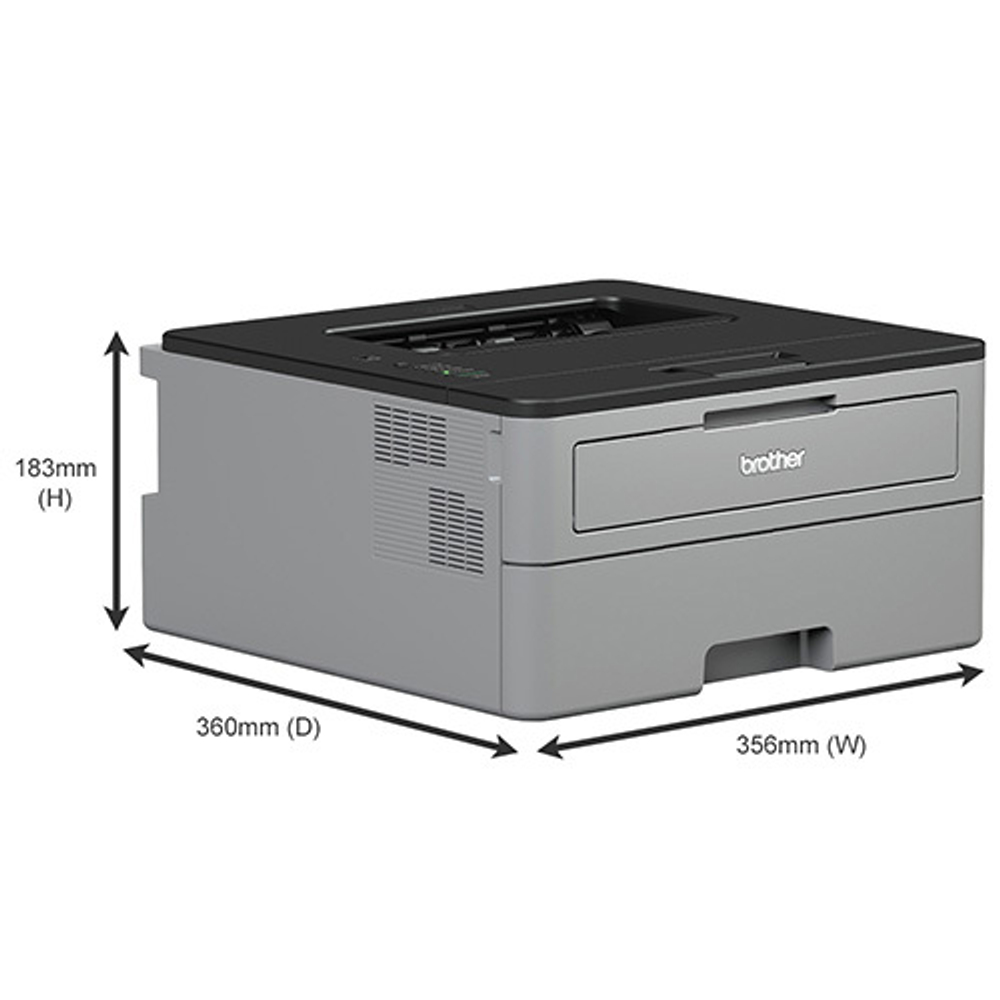 Принтер Brother HL-L2312D, A4, 30 стр/мин, USB