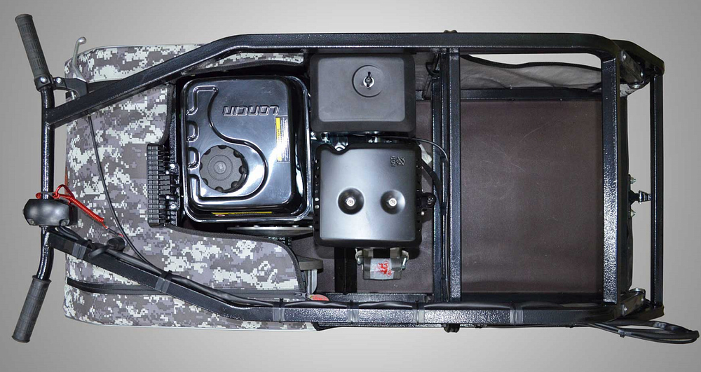 Мотобуксировщик "Богатырь" 15ER (электростартер, реверс-редуктор)