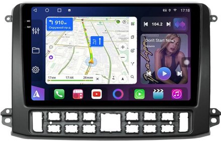 Магнитола для ГАЗ Газель НН 2019+, Соболь НН 2022+ (рамка черная) - FarCar 9711B монитор 10.36" QLED на Android 14, TS18, CarPlay, 4G SIM-слот