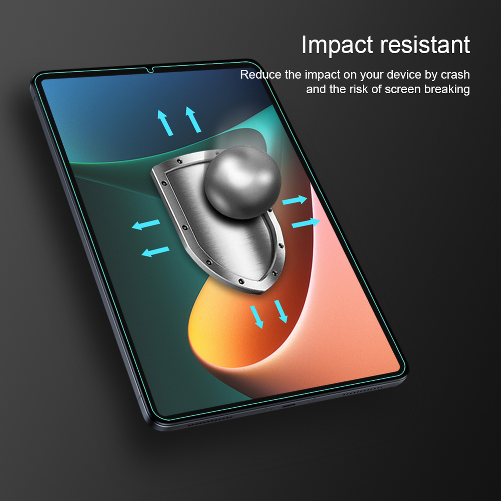 Антибликовое закаленное стекло от Nillkin для планшета Xiaomi Pad 5 и Pad 5 Pro, толщина 0,3мм, серия Anti-Explosion Glass Screen Protector