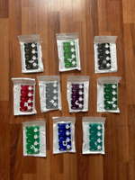 Big Counters Fraction Design. Black