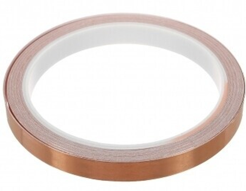 Лента антистатическая медная 10мм (рулон 20м.п.)