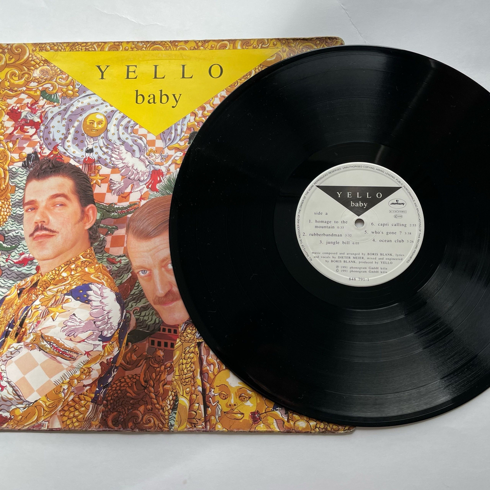 Винтажная виниловая пластинка LP Yello Baby (Германия 1991)