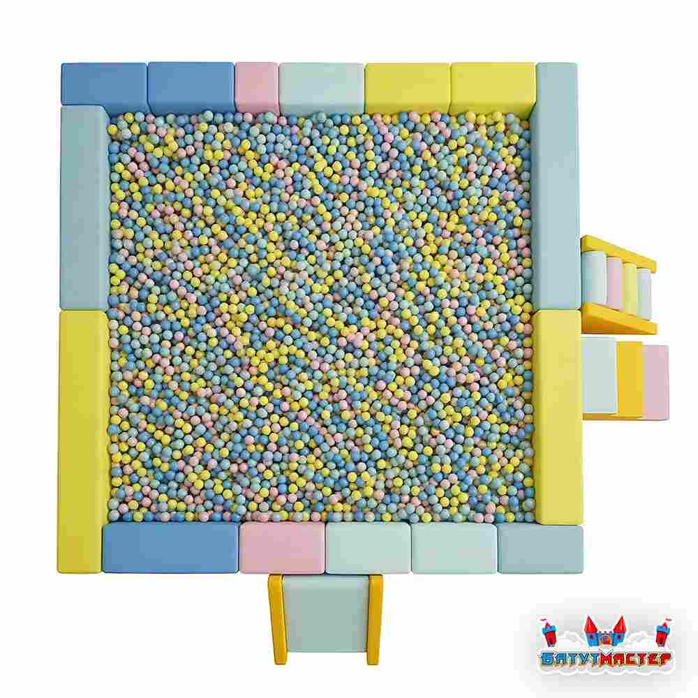 Игровой сухой бассейн «Утренний Луч», 4×4×0,6 м