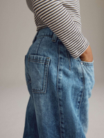 Джинсы широкие для девочки Next E41-671, Синий