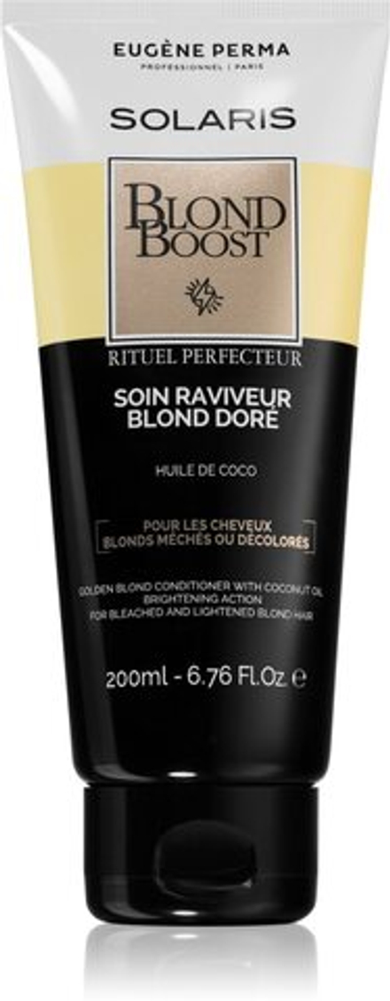 EUGÈNE PERMA Solaris Blond Care - восстанавливающий кондиционер для светлых и окрашенных волос /   200  ml  / GTIN 3140100371291