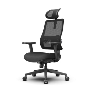 Эргономичное компьютерное кресло FoxGear NETZ One, DGBK, чёрный (FG-NETZ-ONE-DGBK)