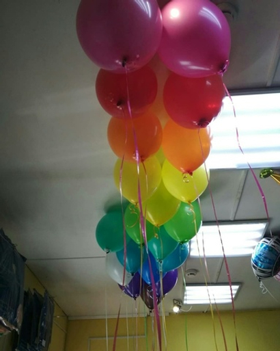 Связка шаров Радужная река
