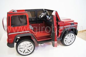 Детский электромобиль River Toys Mercedes-Benz-G65-AMG красный