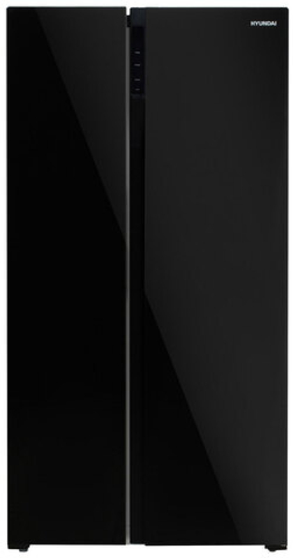 Холодильник Hyundai CS5003F черный стекло