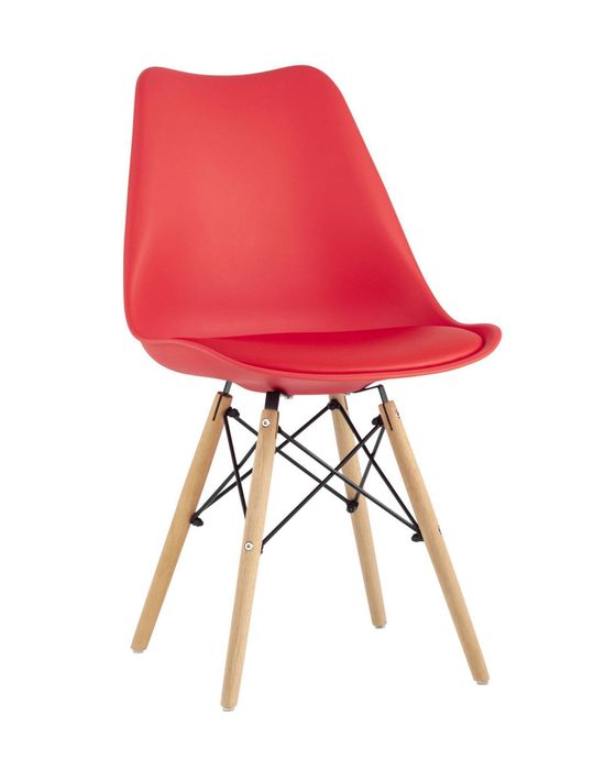 Стул Eames Soft красный Stool Group