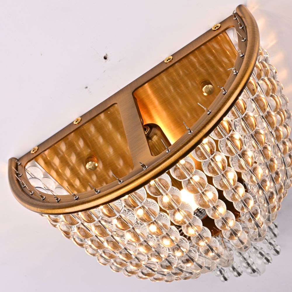 Бра Jacqueline Sconce Brass By Imperiumloft