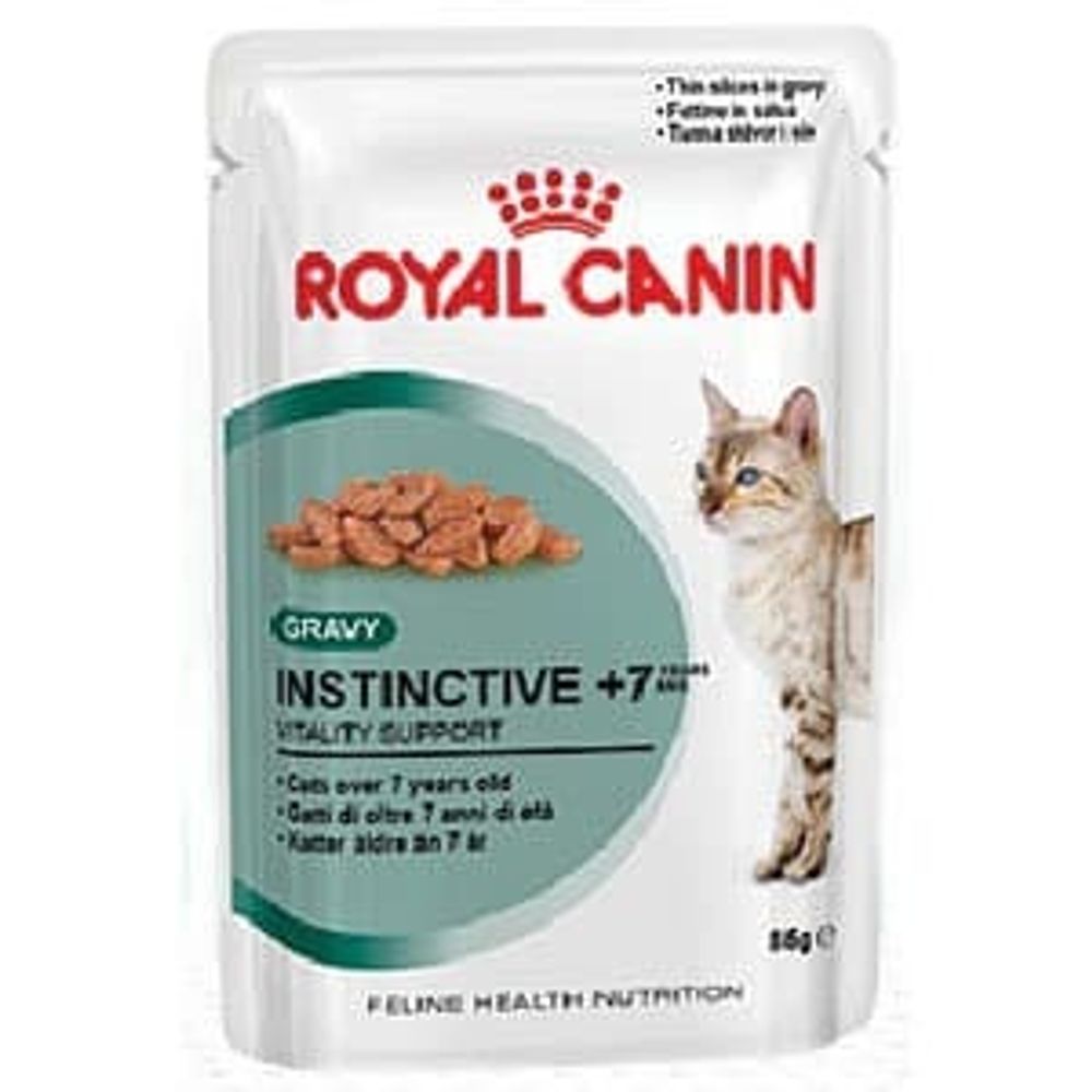 Royal canin Instinctive +7 85г (д/взрослых от 7 до 12 лет) кус.в желе д/кошек