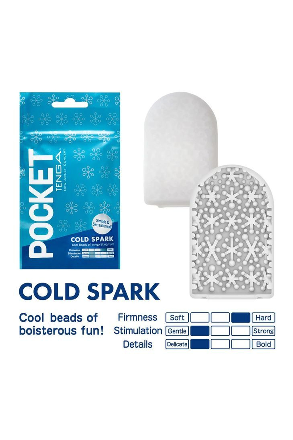 Мастурбатор Tenga Pocket Cold Spark
