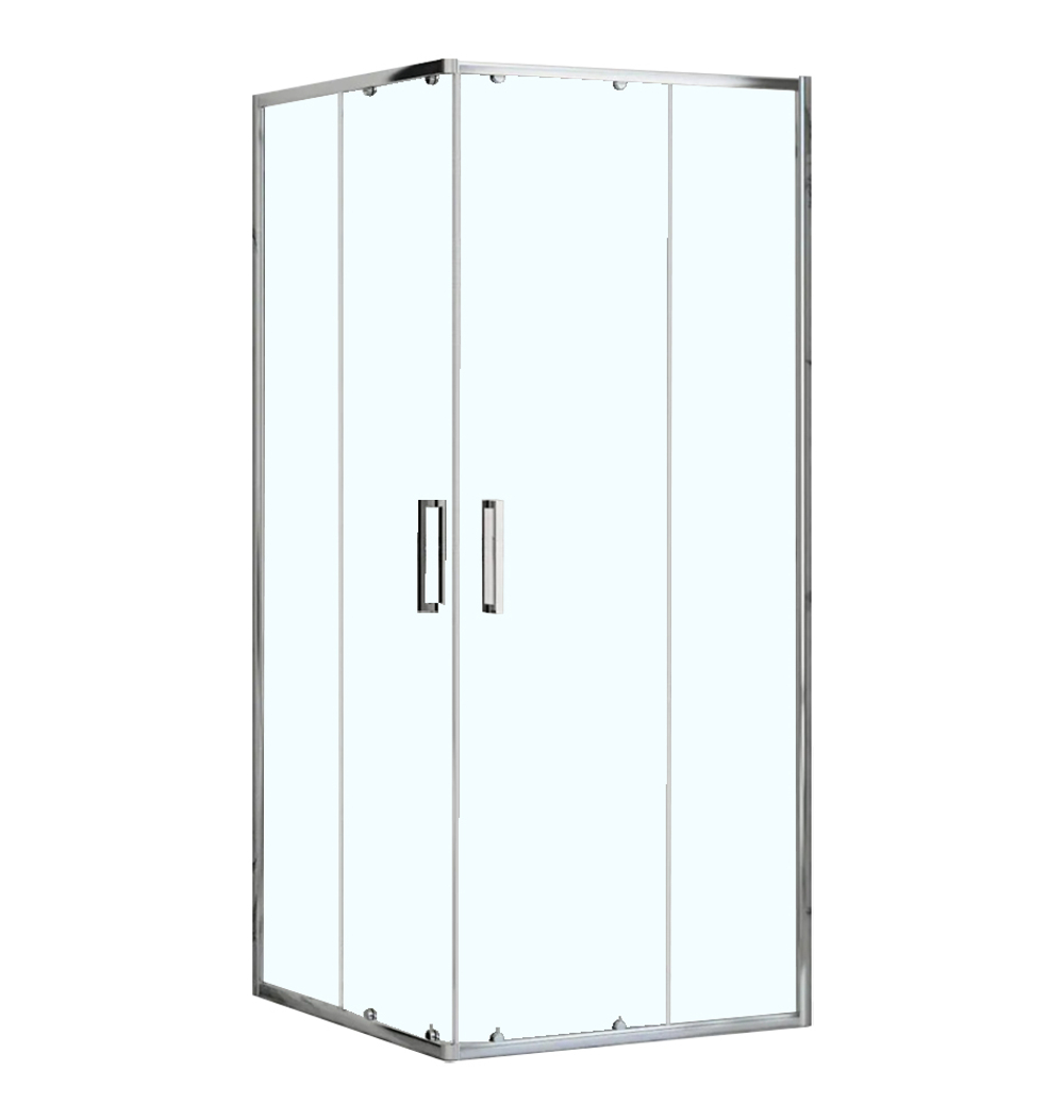 Душ ограждение Loranto NEO 90x90x190 прозрач стекло 5 мм,  серебро, без поддона   822108