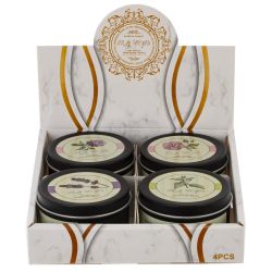 GAEM Свеча ароматическая (блок микс 4шт), L6 W6 H4 см, 4в.