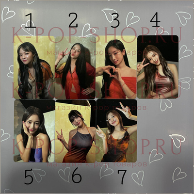 Разбор предзаказных карт TWICE - WITH YOU-TH