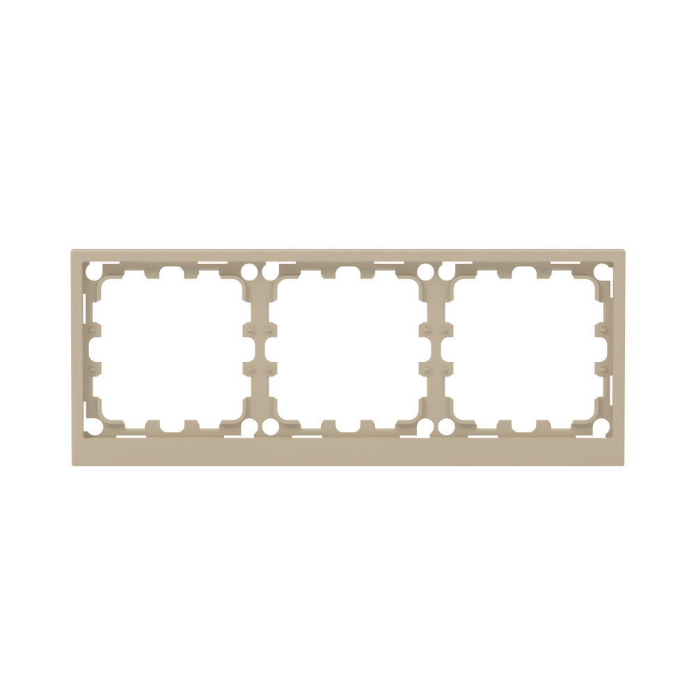Рамка на 3 поста, KANT, ванильный марципан