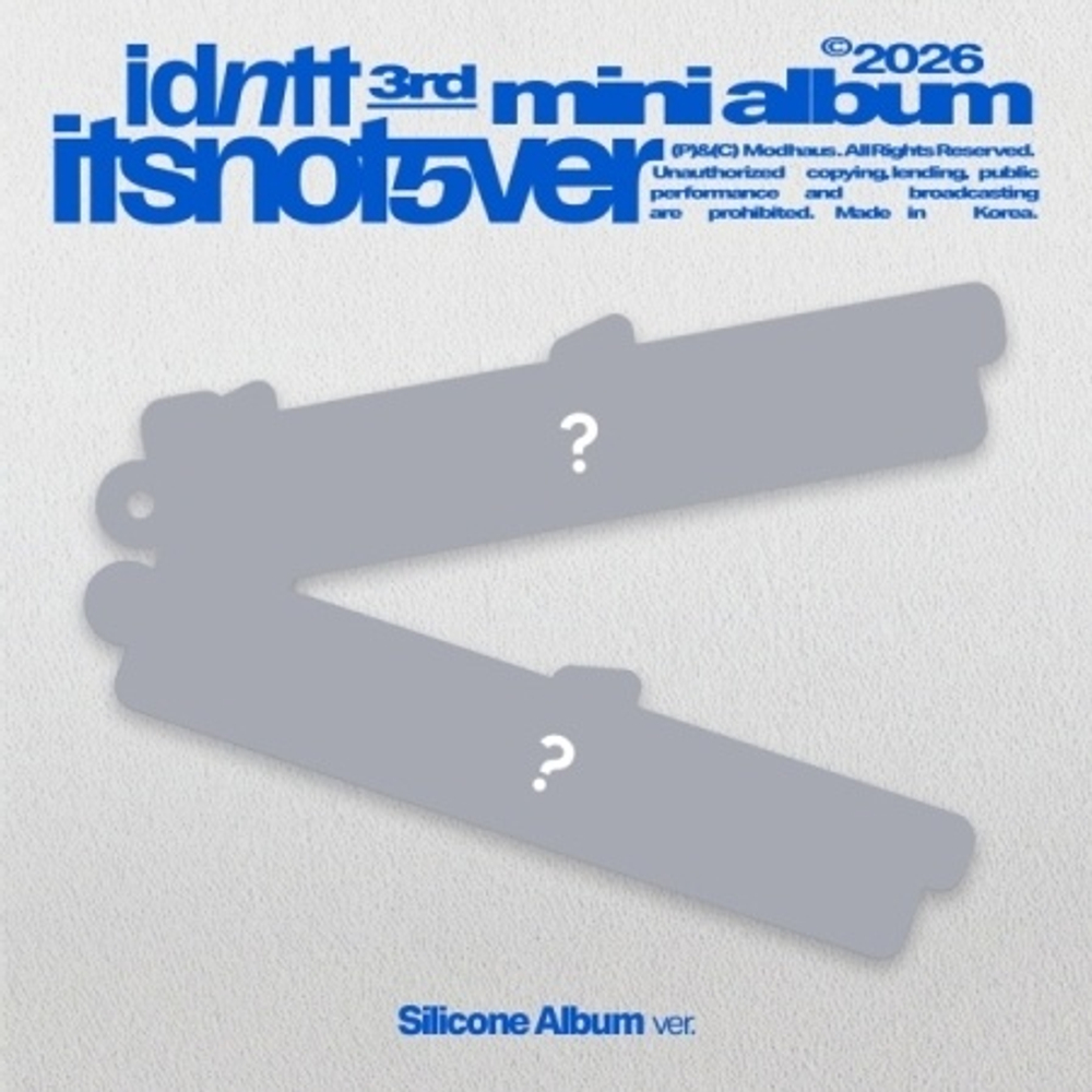 (ПРЕДЗАКАЗ) Альбом IDNTT - ITSNOTOVER 3rd Mini Album SILICONE ALBUM Version