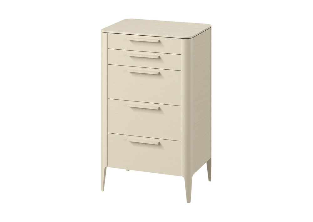 Комод Type oak высокии? 5 ящиков (молочный)