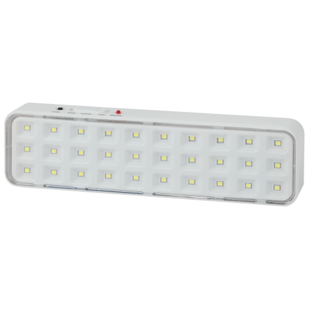 Аварийный светильник светодиодный ЭРА DBA-102-0-20 непостоянный 30LED 5ч IP20 выход | Светильники аварийные