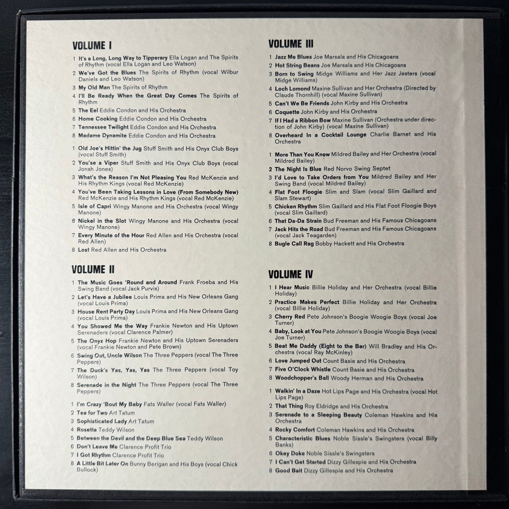 Сборник Swing Street 4LP (США)