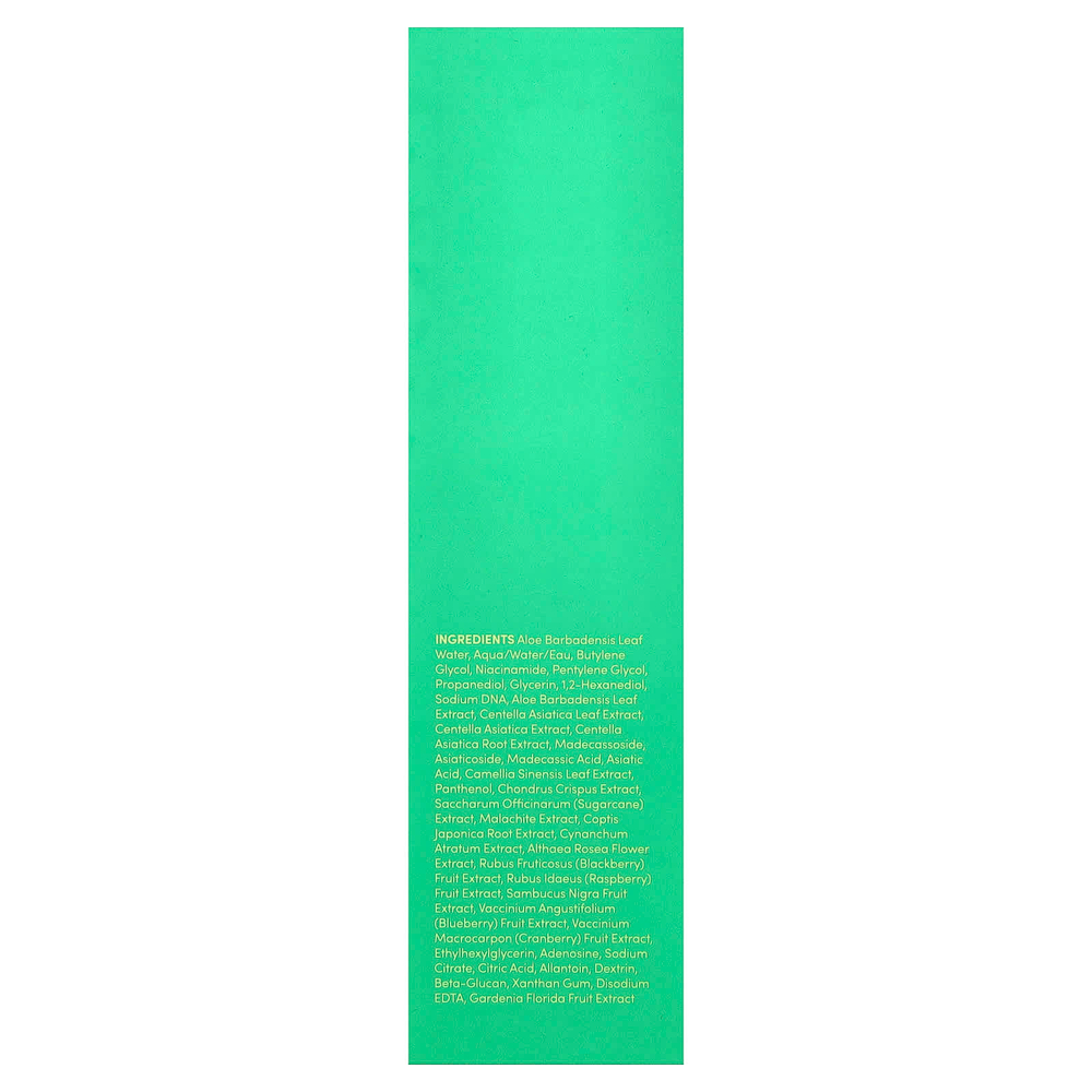 EQQUALBERRY, Green Aid, успокаивающий тоник с алоэ и ПФРН, 150 мл (5,07 жидк. унции)